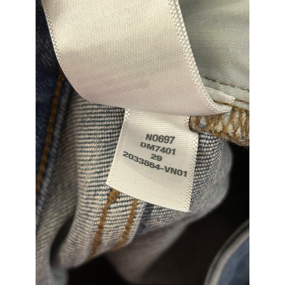 MADEWELL Women's Size 29 Curvy Kick Out Crop Jeans Blue Straight Leg NO697 - Picture 13 of 13